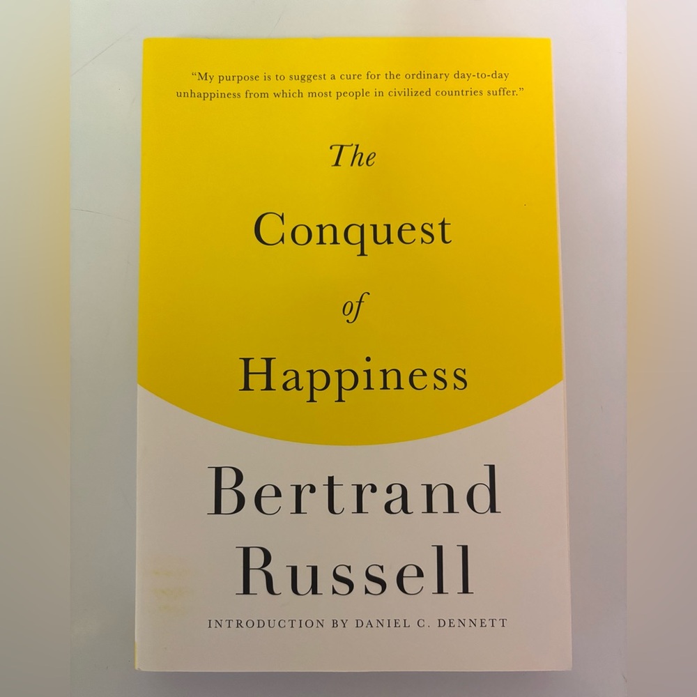 The Conquest of Happiness Book by Bertrand Russell